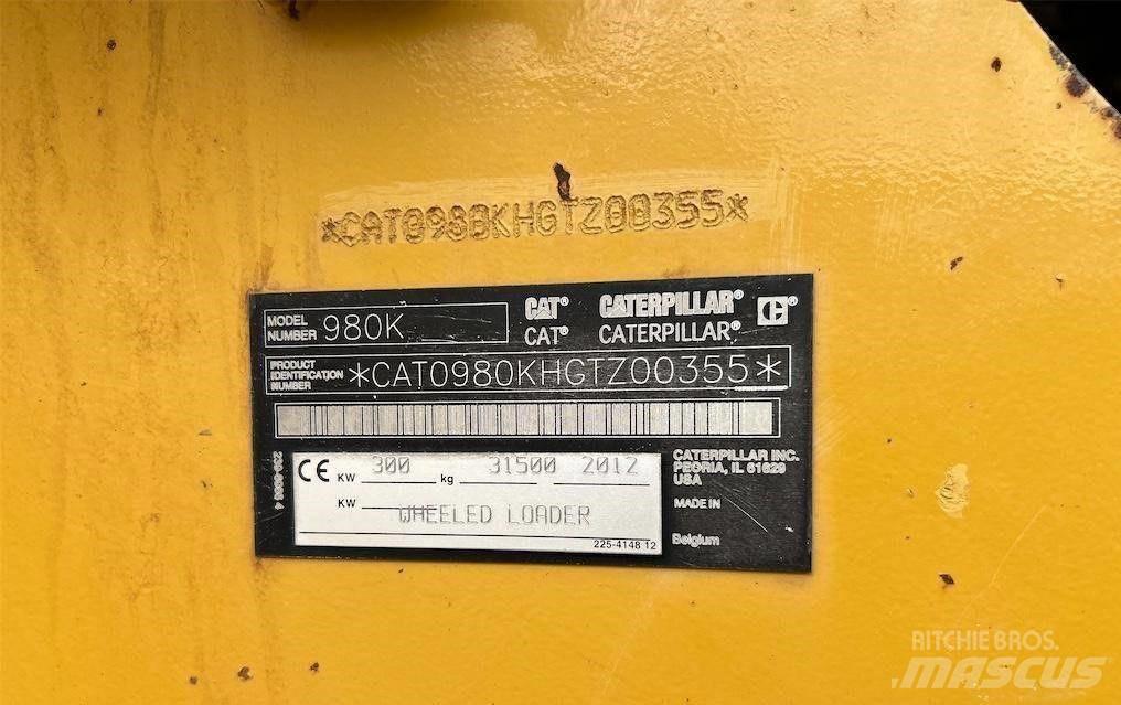 CAT 980 K Pale gommate