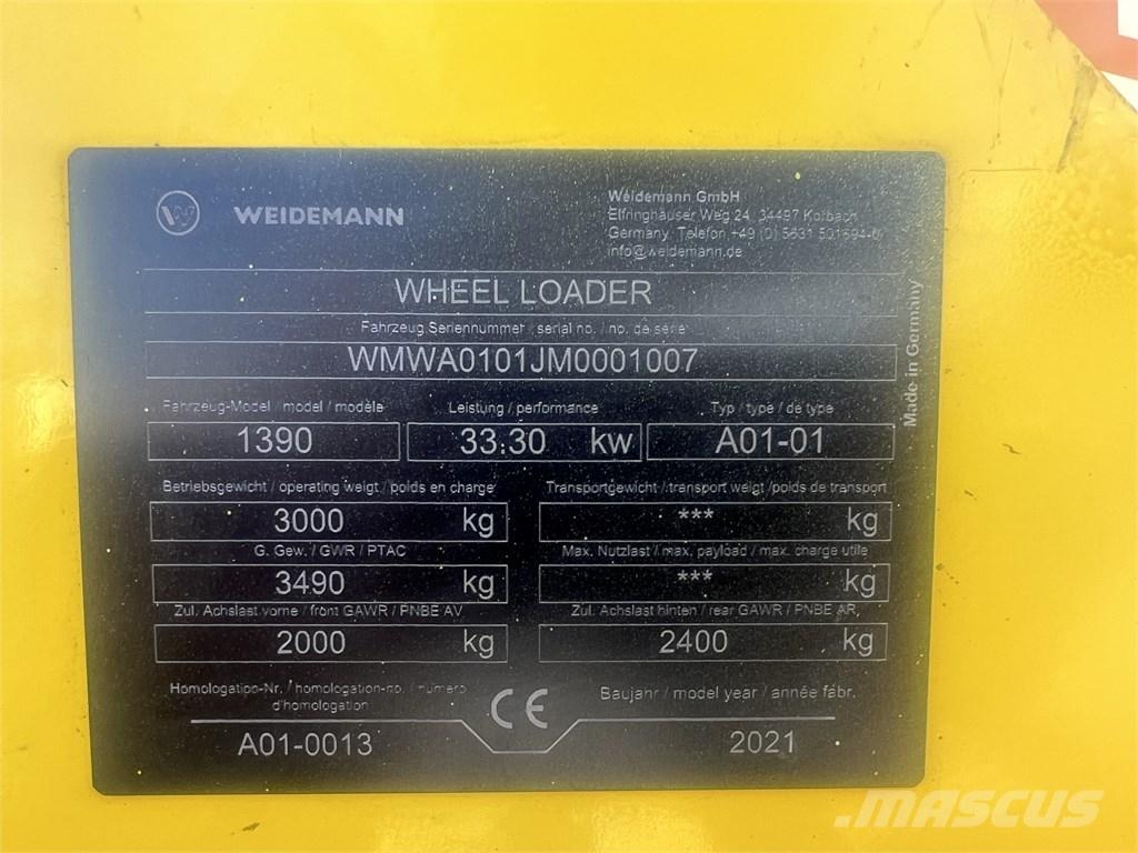 Weidemann 1390 Mini pale