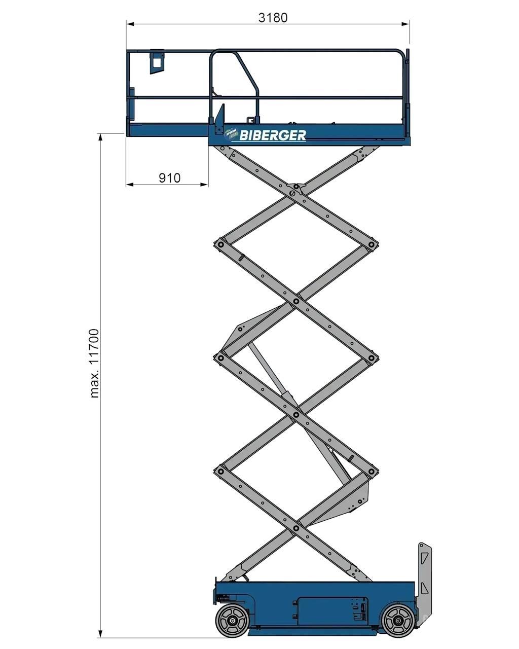Genie GS 4047 Piattaforme a pantografo