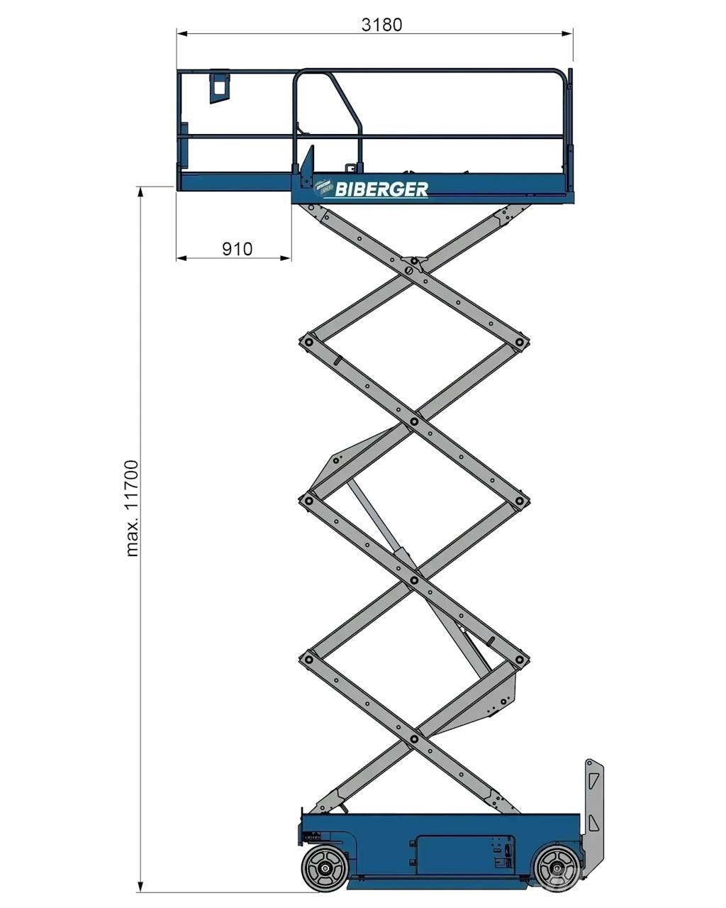 Genie GS 4047 Piattaforme a pantografo
