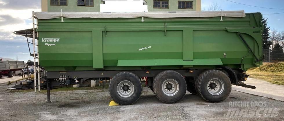 Krampe Big Body 900 Semirimorchio a pianale