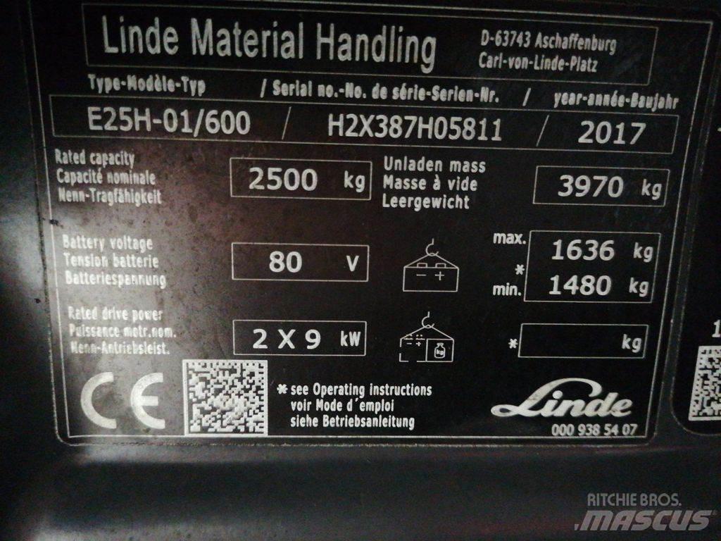 Linde E25H-01/600 Carrelli elevatori elettrici