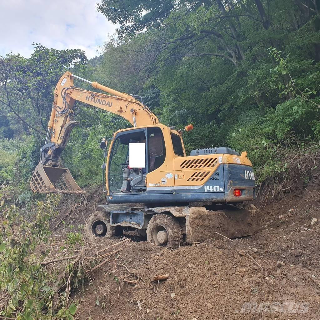 Hyundai Robex 140 W Escavatori gommati
