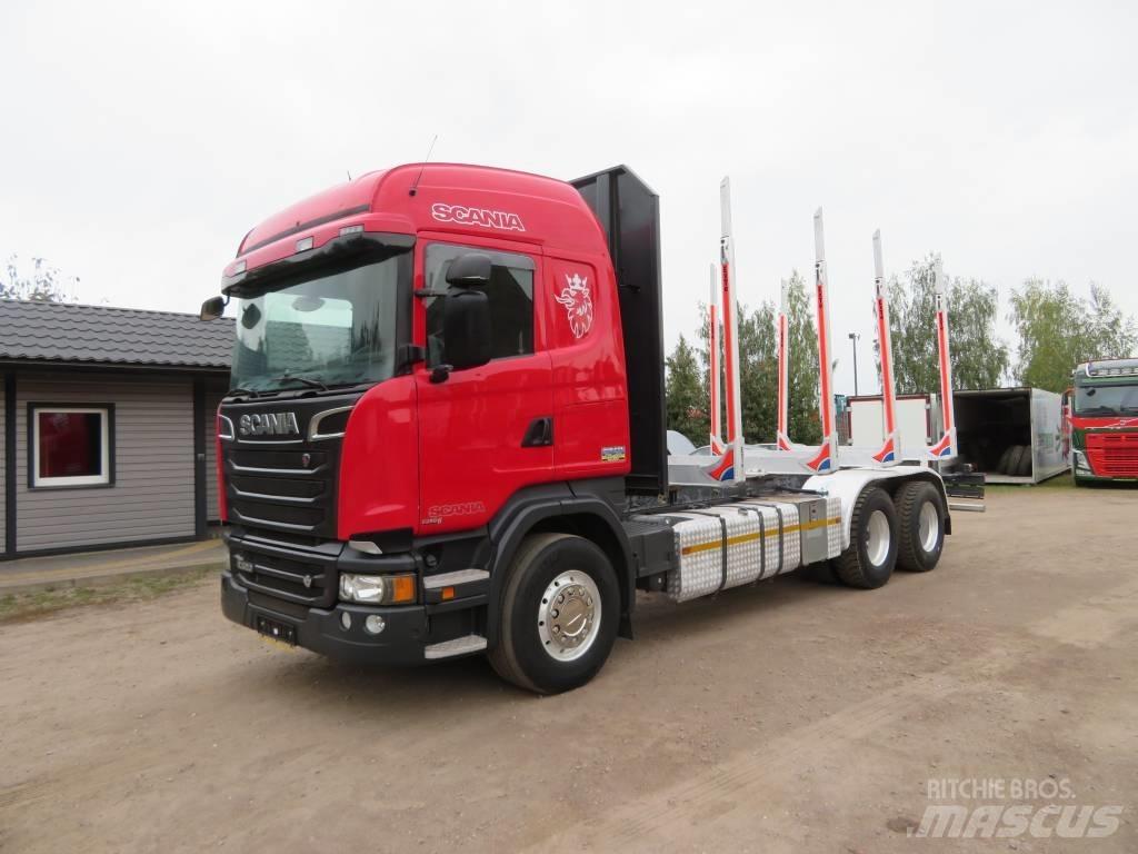 Scania R 520 Camion trasporto legname