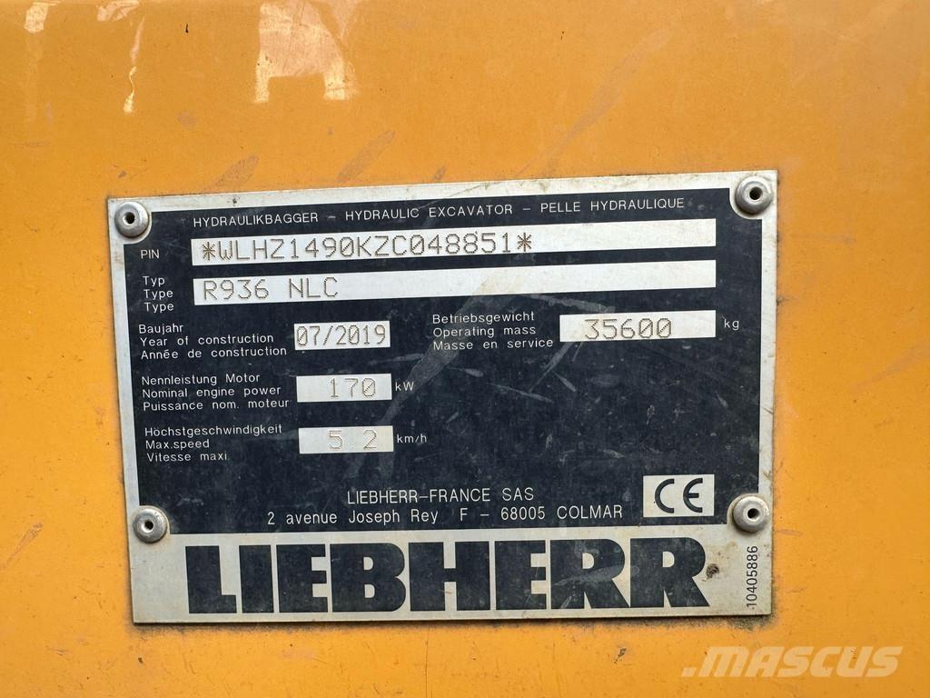 Liebherr R936 NLC Escavatori cingolati