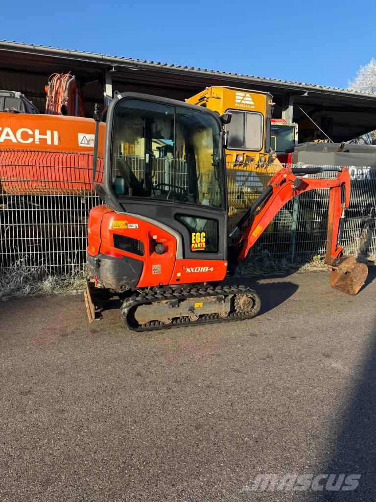 Kubota KX 018-4 Miniescavatori