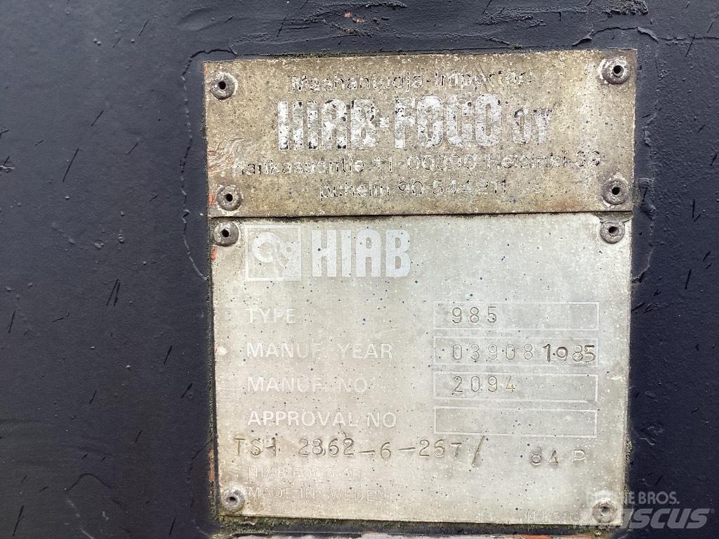 Hiab perävaunu Altri rimorchi