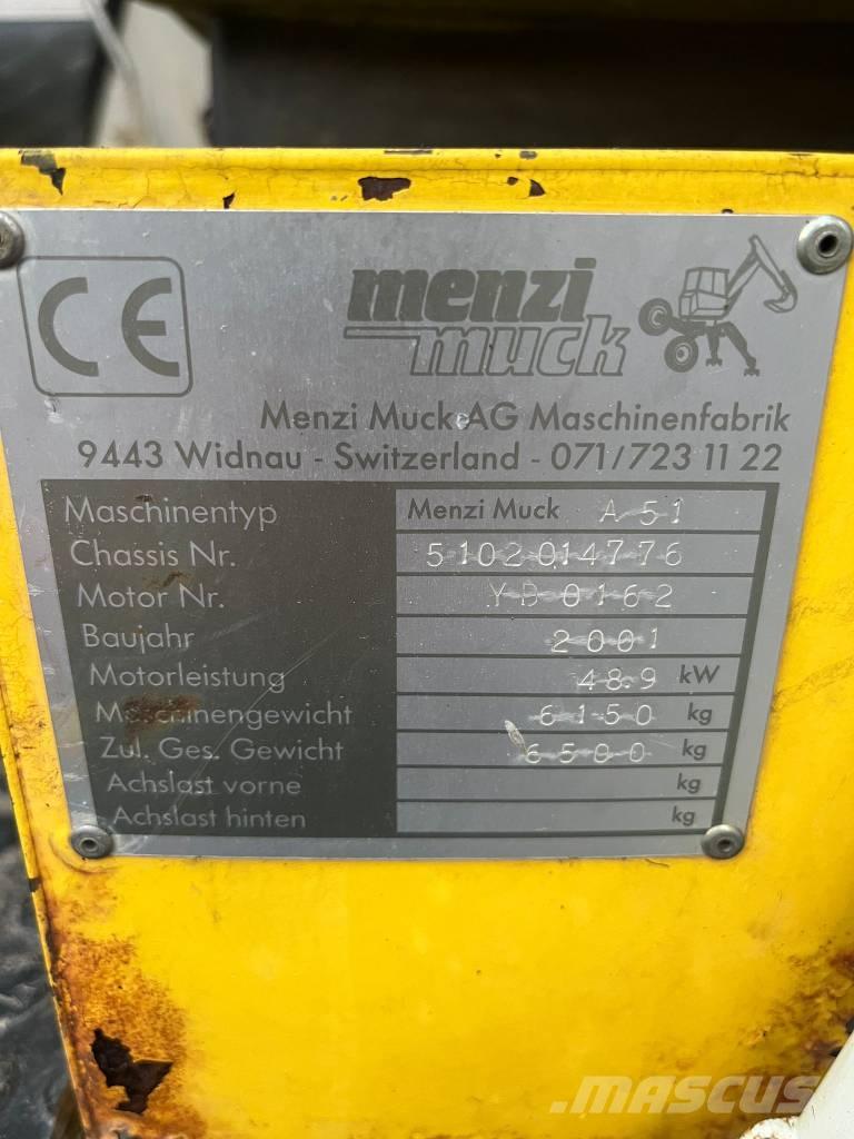 Menzi Muck A51 Escavatori speciali