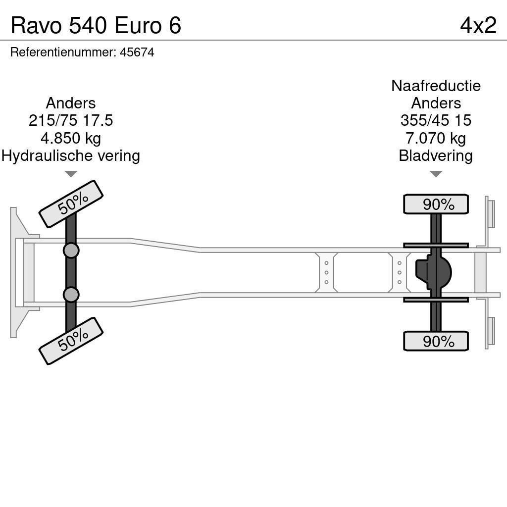 Ravo 540 Euro 6 Autocarro spazzatrice