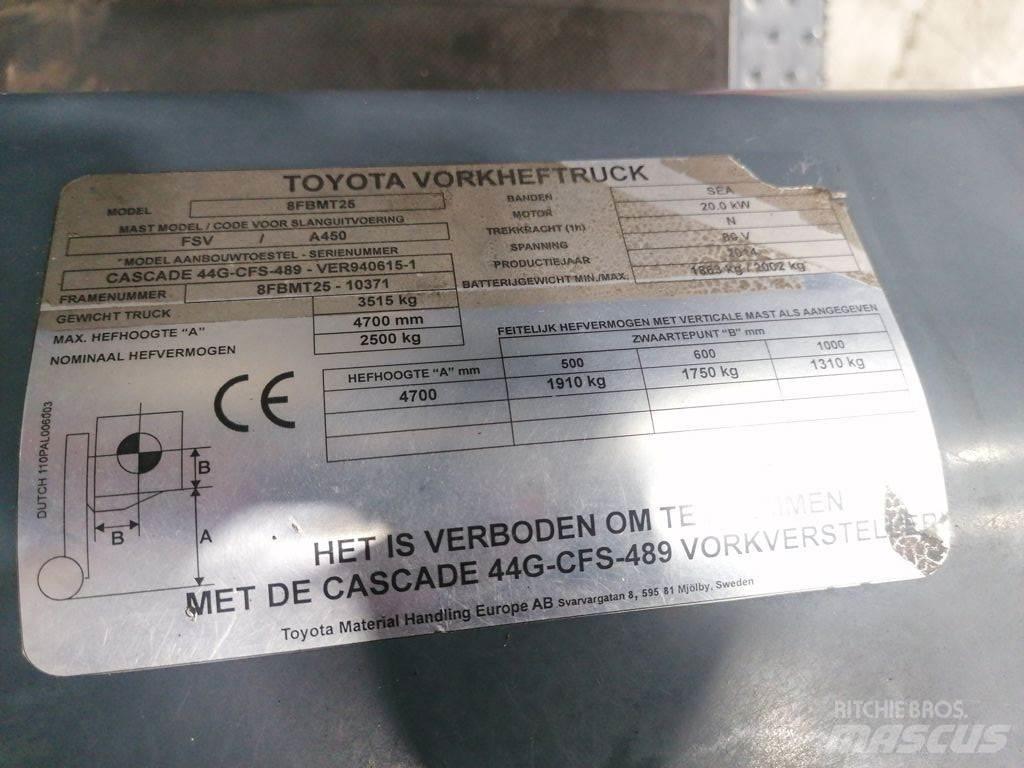 Toyota 8FBMT25 Carrelli elevatori elettrici