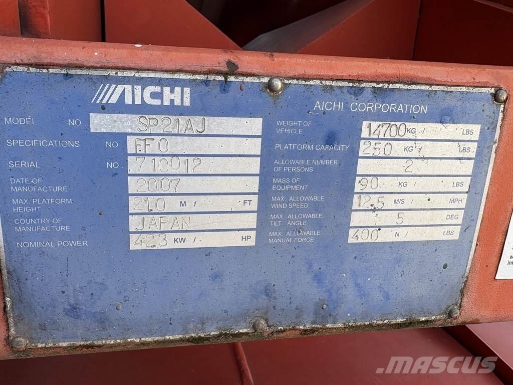 Aichi Sp21aj Piattaforme a braccio telescopico
