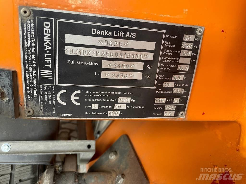 Denka-Lift DK 25 Piattaforme aeree su rimorchio