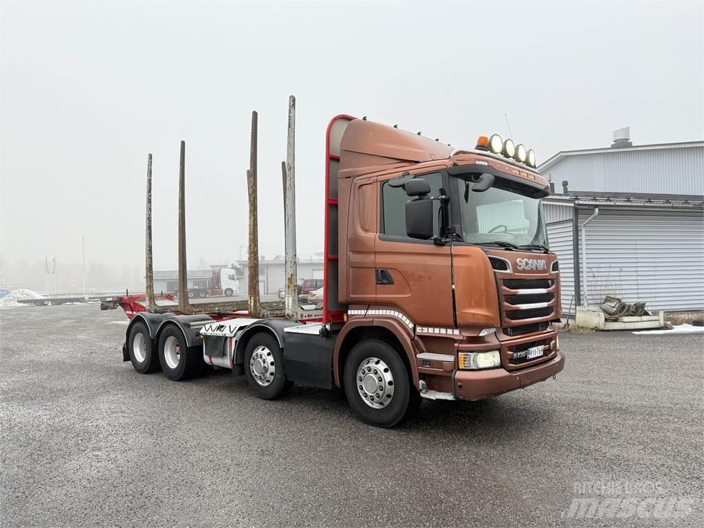 Scania R 730 8X4 Camion trasporto legname
