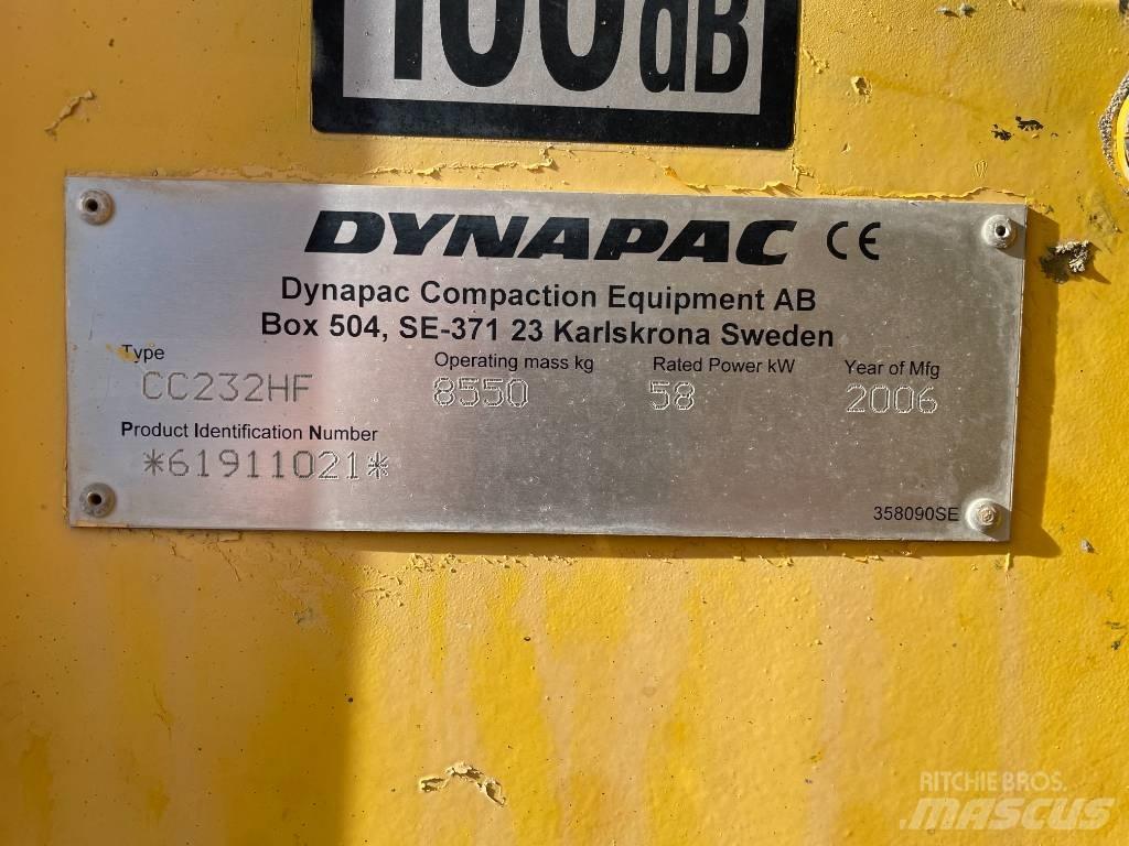 Dynapac CC 232 HF Rulli a doppio tamburo