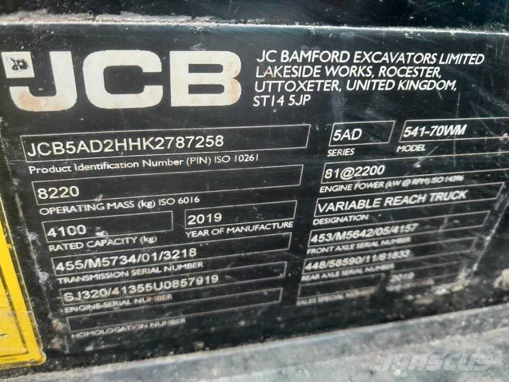 JCB 541-70 Sollevatori telescopici per agricoltura