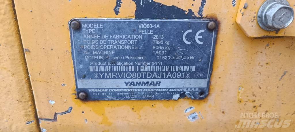 Yanmar Vio 80-1A Escavatori medi 7t - 12t