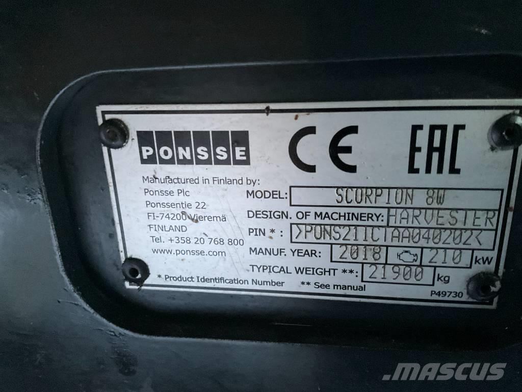 Ponsse Scorpion Abbattitrici, Disboscatrici