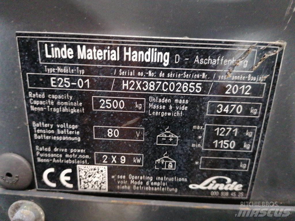 Linde E25-01 Carrelli elevatori elettrici