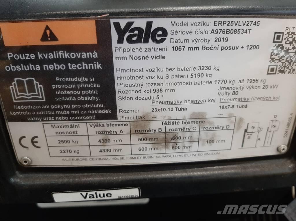 Yale ERP 25 VL Carrelli elevatori elettrici