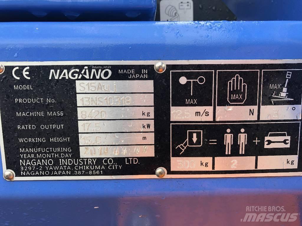 Nagano S15AUJ Piattaforme a braccio telescopico