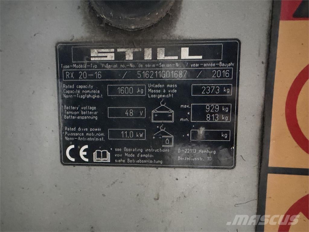 Still RX20-16 Carrelli elevatori elettrici