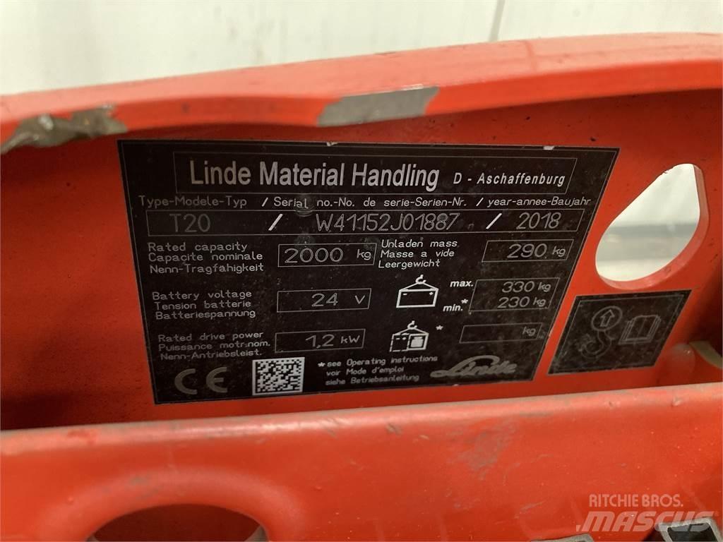 Linde T20 Transpallet manuale