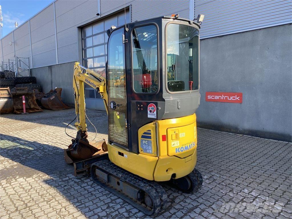 Komatsu PC16R-3HS Escavatori gommati