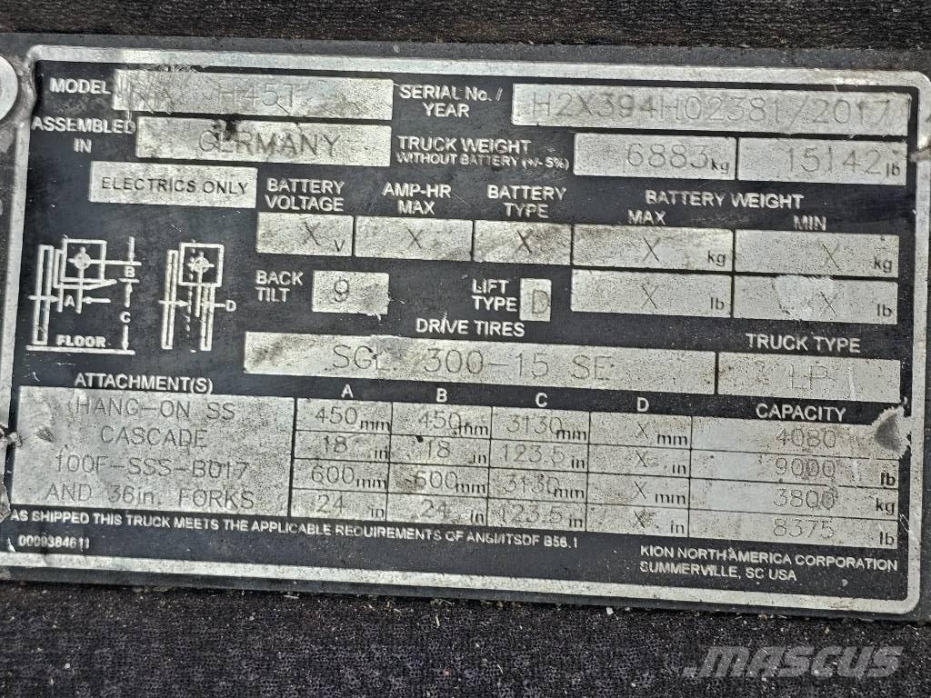 Linde H45T Carrelli elevatori GPL