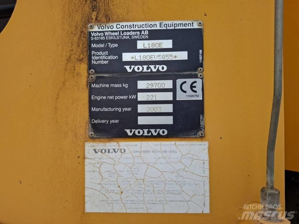 Volvo L 180 E Pale gommate