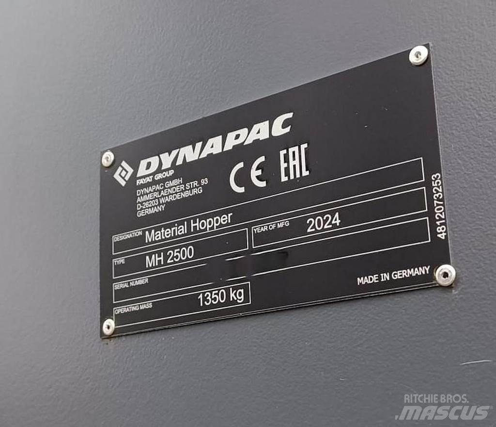 Dynapac MH2500 Alimentatori per animali