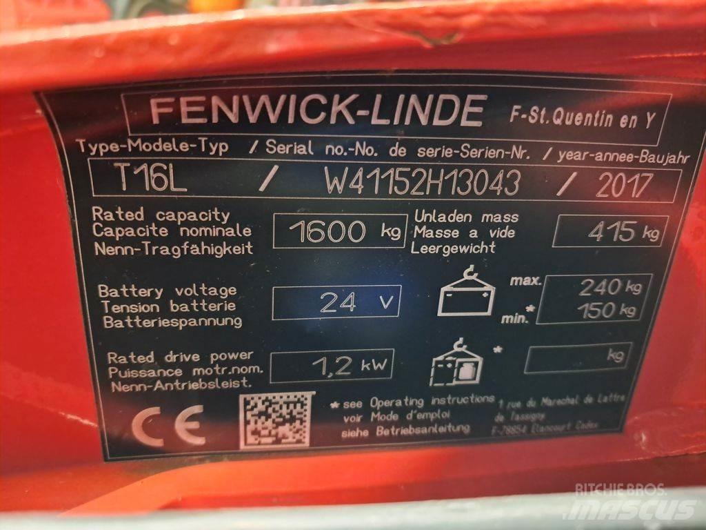 Linde T16L Transpallet manuale