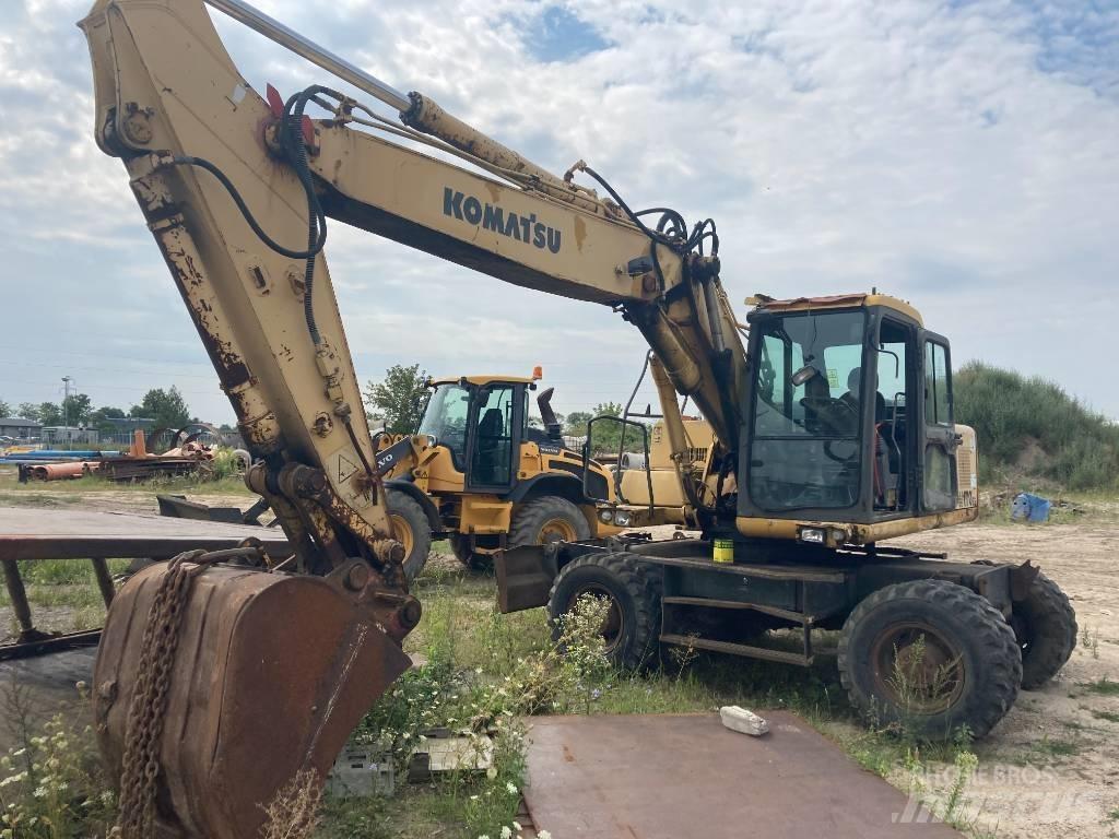 Komatsu PW 170 Escavatori gommati