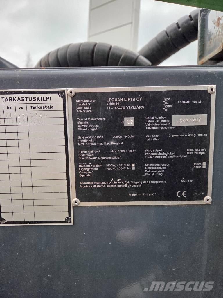 Leguan 125M1 Piattaforme a braccio telescopico