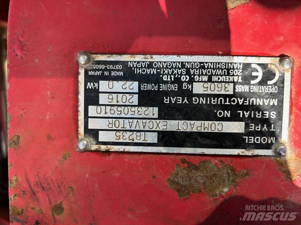 Takeuchi TB 235 Miniescavatori