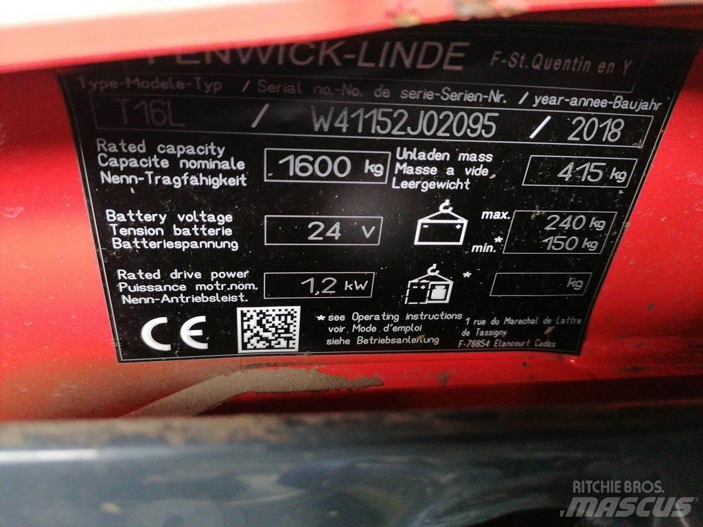 Linde T16L Transpallet manuale
