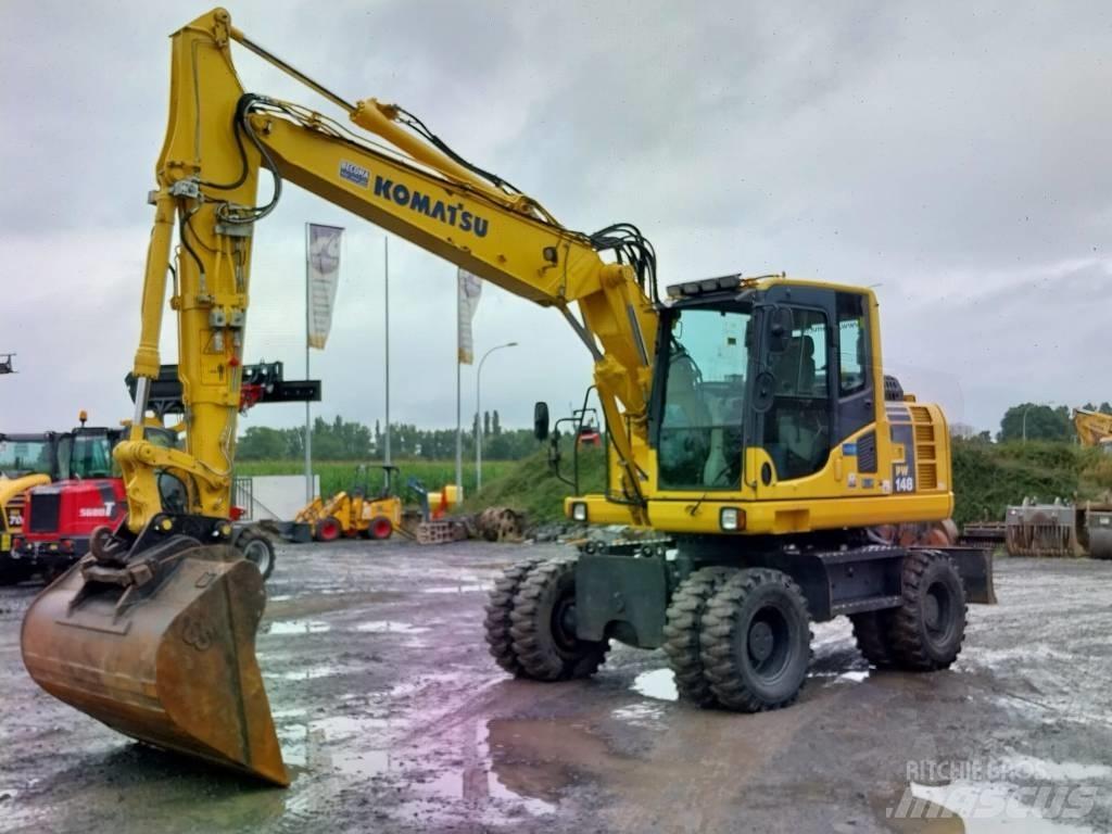 Komatsu PW148-8 Escavatori gommati