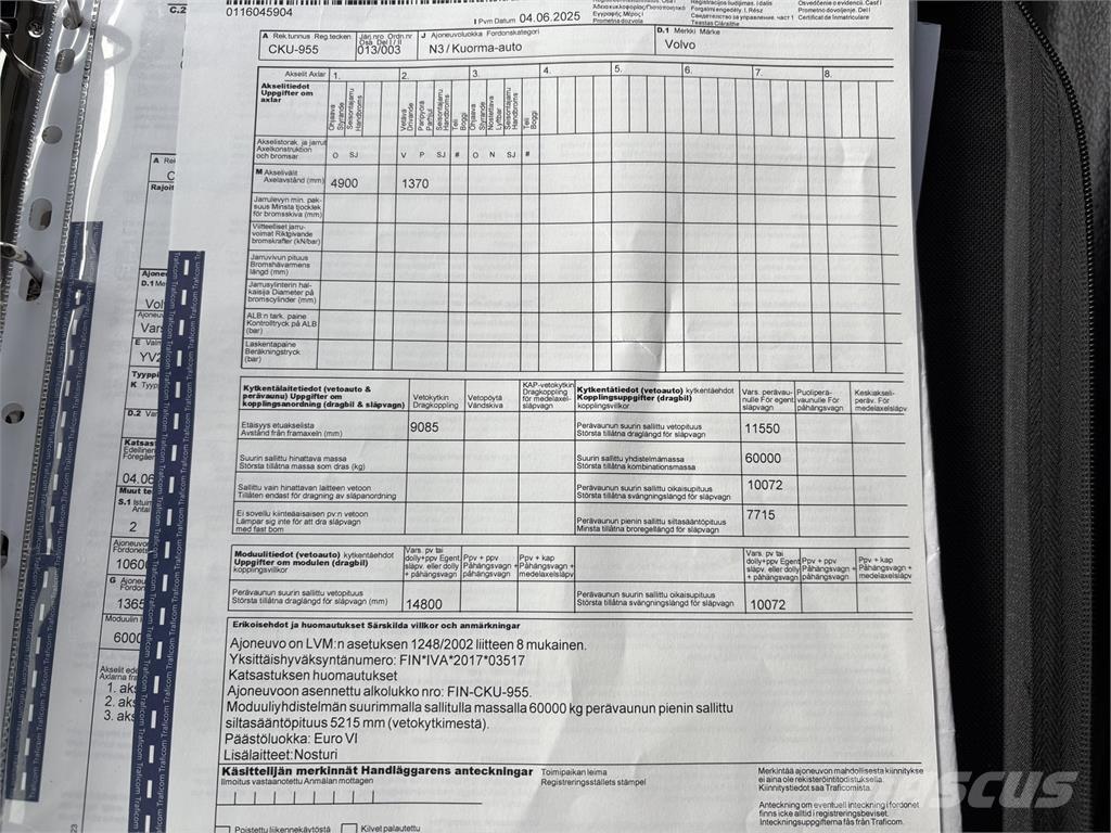 Volvo FM370 6x2 Autogru