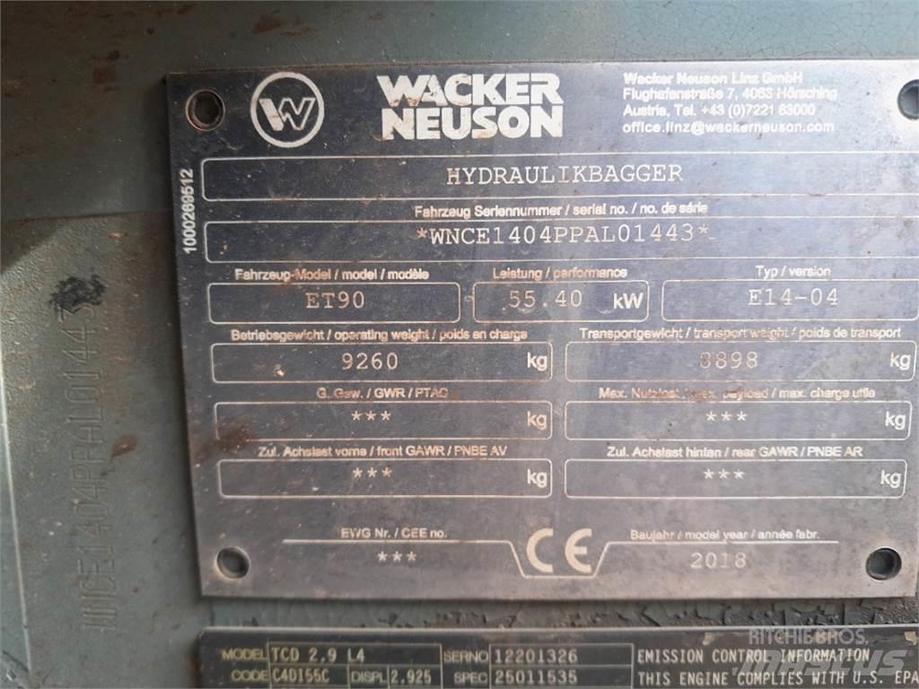 Wacker Neuson ET90 Miniescavatori