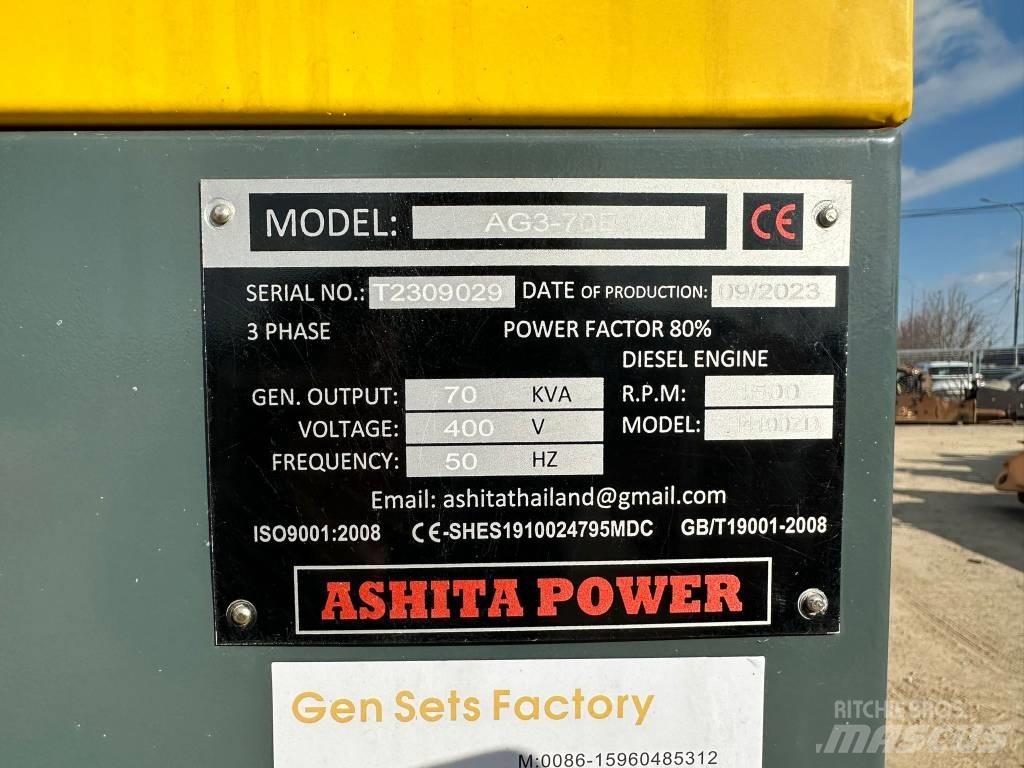 Ashita AG3-70E Generatori diesel