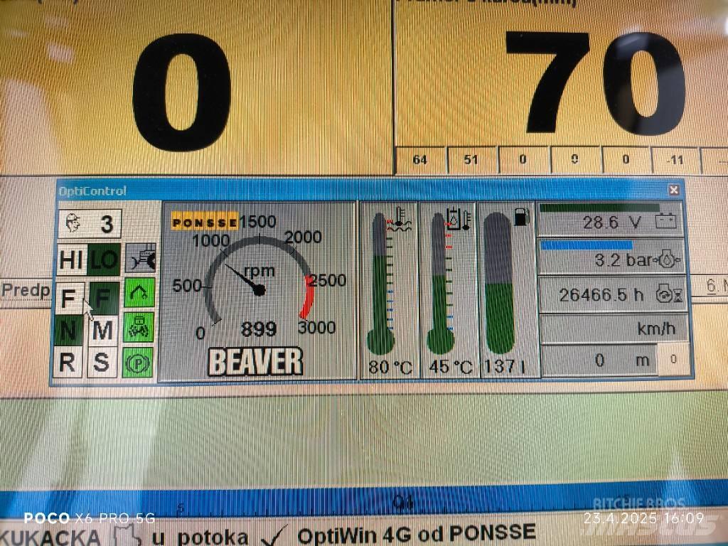 Ponsse Beaver Abbattitrici, Disboscatrici