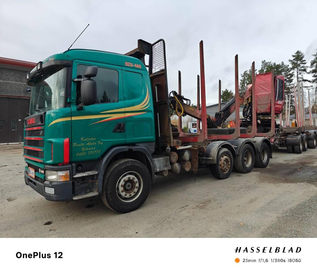 Scania R 164 8X4 Camion trasporto legname