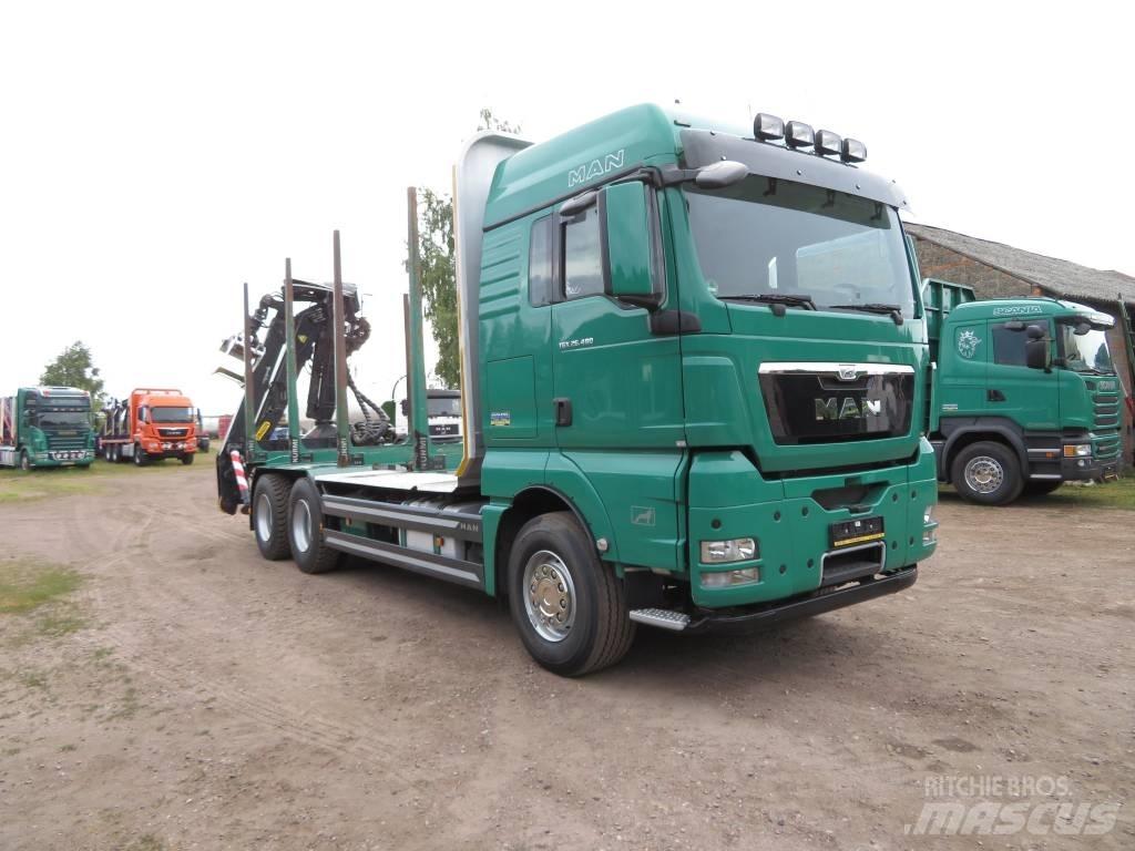 MAN 33 480 Camion trasporto legname