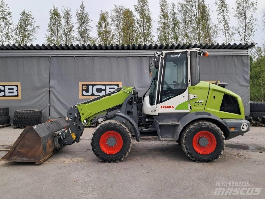 CLAAS 738T Pale gommate telescopiche