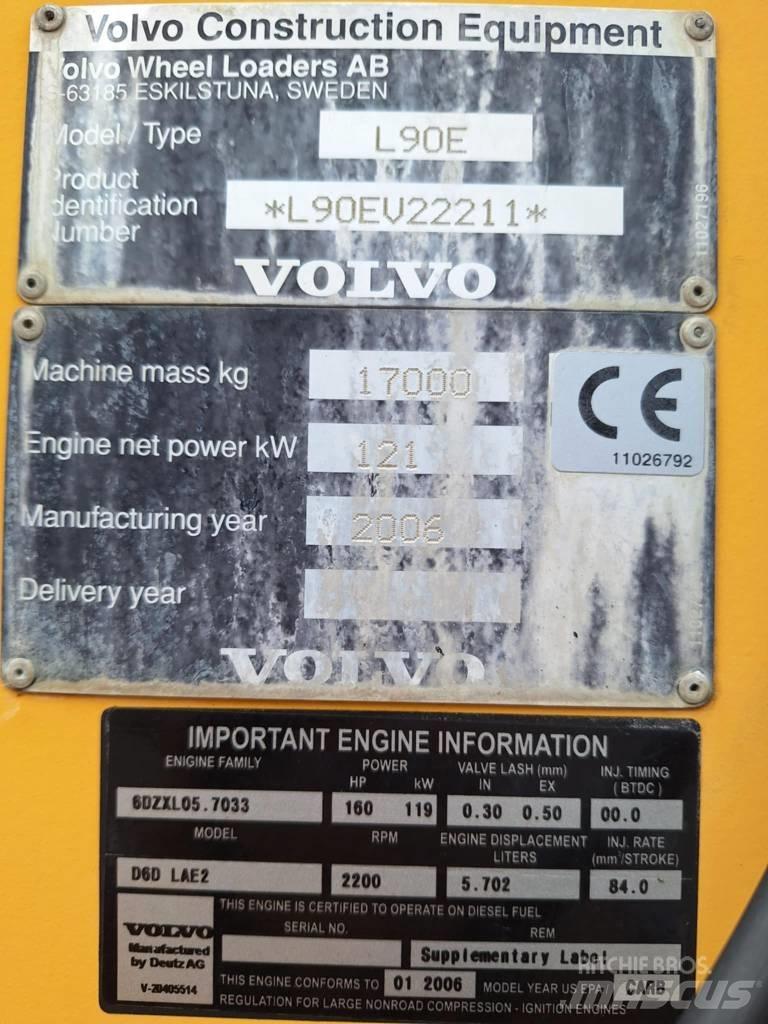 Volvo L 90 E Pale gommate