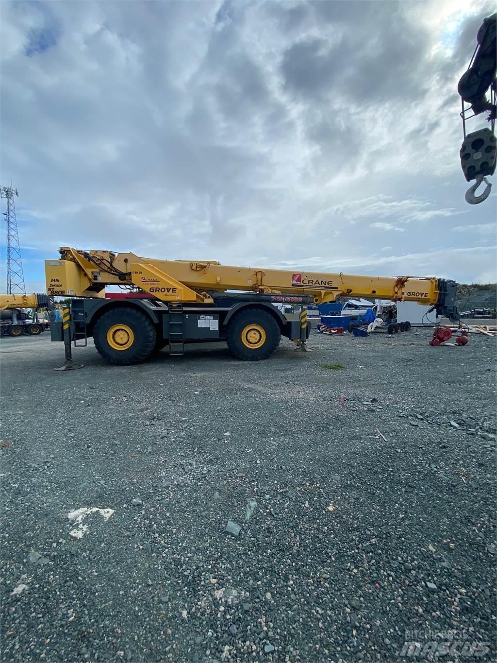 Grove RT880E Gru per terreni difficili