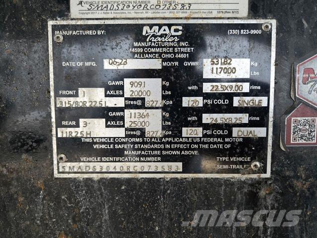 MAC END DUMP Altri rimorchi