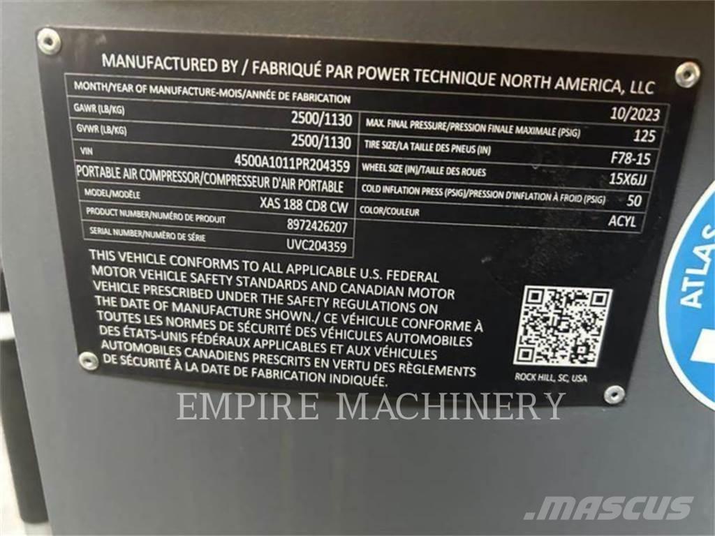 Atlas Copco XAS188CD Compressori