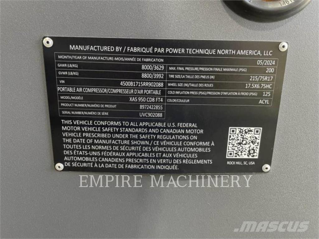 Atlas Copco XAS950CD Compressori