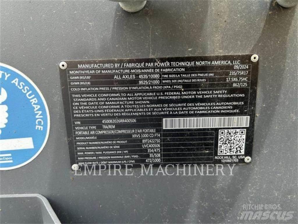 Atlas Copco XRVS1000CD Compressori