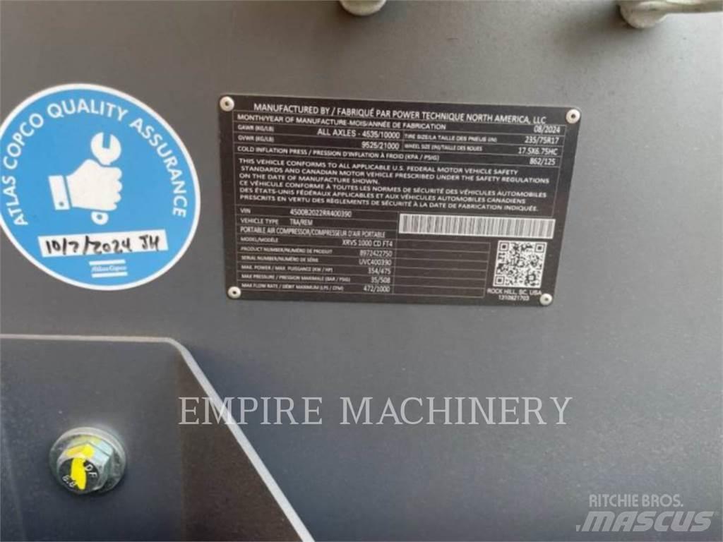 Atlas Copco XRVS1000CD Compressori